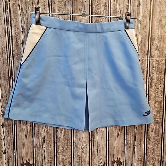 Rare Vintage 80's Orange Swoosh Nike Tennis Skirt - Small - Picture 1 of 6
